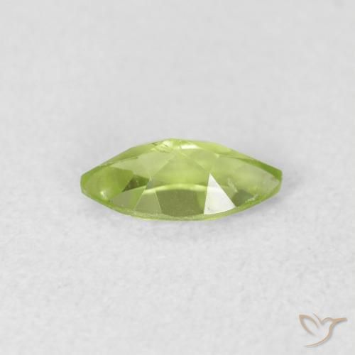 Peridot Gemstone in 7.5 x 3.7 mm Size for Sale, Peridot Stone in Bright Green Color