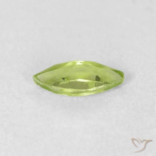 Peridot Gemstone in 7.7 x 3.7 mm Size for Sale, Peridot Stone in Bright Green Color