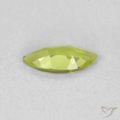Peridot Gemstone in 8 x 4 mm (calibrated) Size for Sale, Peridot Stone in Yellowish Green Color