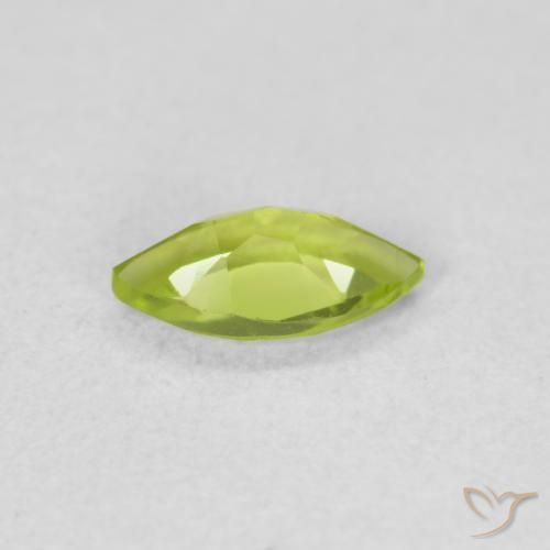 Peridot Gemstone in 8 x 4 mm (calibrated) Size for Sale, Peridot Stone in Bright Green Color