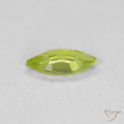 Peridot Gemstone in 8 x 4 mm (calibrated) Size for Sale, Peridot Stone in Yellowish Green Color