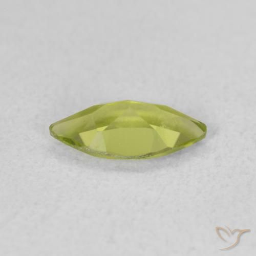 Peridot Gemstone in 8 x 4 mm (calibrated) Size for Sale, Peridot Stone in Olive Green Color