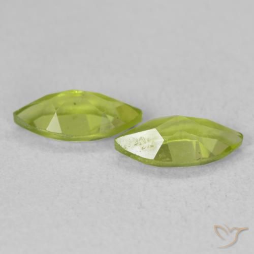 Peridot Gemstones in 8 x 4 mm (calibrated) Size for Sale, Peridot Stones in Medium Green Color