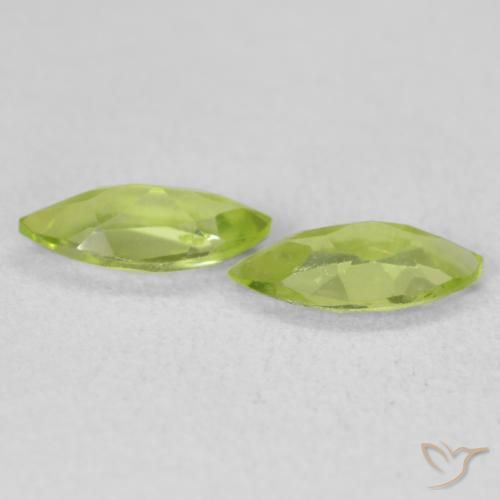 Peridot Gemstones in 8 x 4 mm (calibrated) Size for Sale, Peridot Stones in Yellowish Green Color