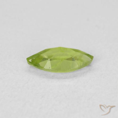 Peridot Gemstone in 8 x 4 mm (calibrated) Size for Sale, Peridot Stone in Light Lively Green Color