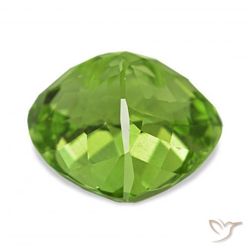 Peridot Gemstone in 11.7 x 11.2 mm Size for Sale, Peridot Stone in Lively Green Color