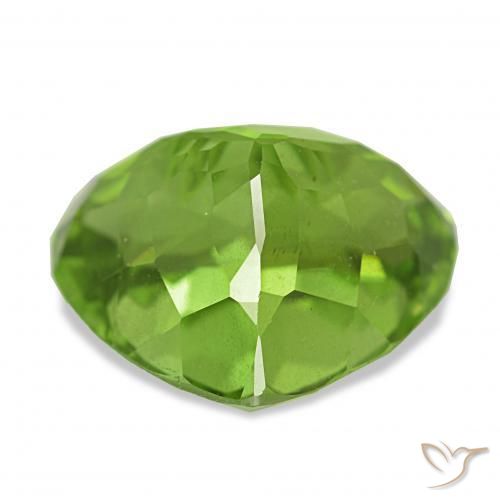 Peridot Gemstone in 12 x 10.7 mm Size for Sale, Peridot Stone in Medium Green Color
