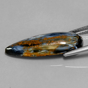 Pietersite Gemstone in 14.6 x 8.9 mm Size for Sale, Pietersite Stone in Multicolor Color