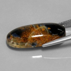 Pietersite Gemstone in 22.4 x 9.2 mm Size for Sale, Pietersite Stone in Multicolor Color