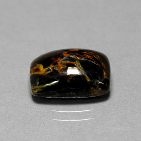 4.96 ct Multicolor Pietersite Gemstone, Pietersite Gem in Cushion Cabochon Shape for Sale.