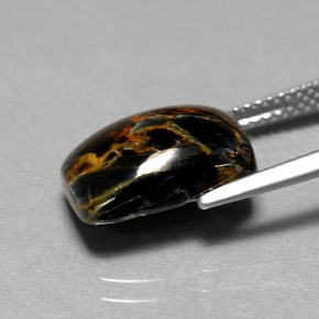 Pietersite Gemstone in 13 x 9.2 mm Size for Sale, Pietersite Stone in Multicolor Color