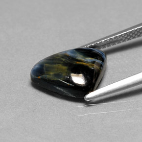 Pietersite Gemstone in 12.7 x 9.1 mm Size for Sale, Pietersite Stone in Multicolor Color