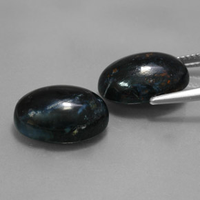 Pietersite Gemstones in 14 x 10 mm (calibrated) Size for Sale, Pietersite Stones in Black Color