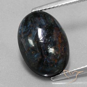 6.05 ct Oval Pietersite, 14.1 x 10.1 mm From China, Photo A