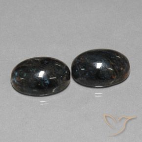 12.81 ct Oval Pietersite, 14.1 x 10.2 mm From China, Photo A
