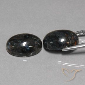 Pietersite Gemstones in 14 x 10 mm (calibrated) Size for Sale, Pietersite Stones in Black Color