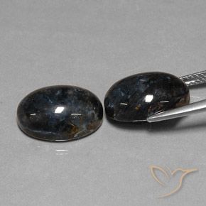 Pietersite Gemstones in 14 x 10 mm (calibrated) Size for Sale, Pietersite Stones in Black Color