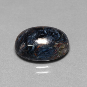 6.00 ct Multicolor Pietersite Gemstone, Pietersite Gem in Oval Cabochon Shape for Sale.