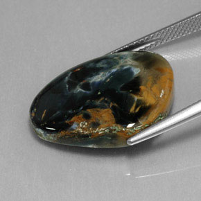 Pietersite Gemstone in 22 x 17.7 mm Size for Sale, Pietersite Stone in Multicolor Color