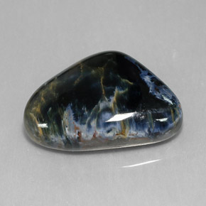 20.92 ct Multicolor Pietersite Stone, Natural Pietersite in Fancy Cabochon Shape for Sale