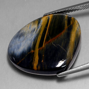 Pietersite Gemstone in 21.7 x 18.6 mm Size for Sale, Pietersite Stone in Multicolor Color
