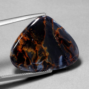 20.08 ct Multicolor Pietersite Stone, Natural Pietersite in Fancy Cabochon Shape for Sale
