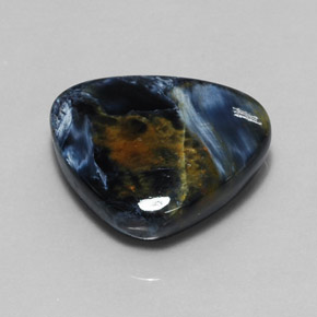 22.58 ct Multicolor Pietersite Gemstone, Pietersite Gem in Fancy Cabochon Shape for Sale.