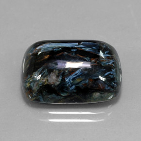 14.81 ct Multicolor Pietersite Gemstone, Pietersite Gem in Cushion Cabochon Shape for Sale.