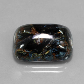 14.92 ct Multicolor Pietersite Stone, Natural Pietersite in Cushion Cabochon Shape for Sale