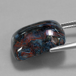 Pietersite Gemstone in 18.2 x 13.1 mm Size for Sale, Pietersite Stone in Multicolor Color