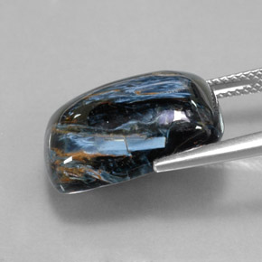 Pietersite Gemstone in 18.2 x 13.2 mm Size for Sale, Pietersite Stone in Multicolor Color