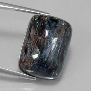 16.04 ct Multicolor Pietersite Gemstone, Pietersite Gem in Cushion Cabochon Shape for Sale.