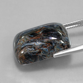 Pietersite Gemstone in 18.2 x 13.1 mm Size for Sale, Pietersite Stone in Multicolor Color