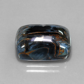 15.47 ct Multicolor Pietersite Stone, Natural Pietersite in Cushion Cabochon Shape for Sale