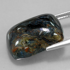 Pietersite Gemstone in 18.2 x 13.2 mm Size for Sale, Pietersite Stone in Multicolor Color