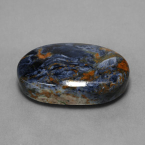 10.89 ct Multicolor Pietersite Gemstone, Pietersite Gem in Oval Cabochon Shape for Sale.