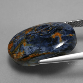 Pietersite Gemstone in 19.1 x 11.7 mm Size for Sale, Pietersite Stone in Multicolor Color