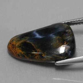 Pietersite Gemstone in 18.2 x 11.5 mm Size for Sale, Pietersite Stone in Multicolor Color