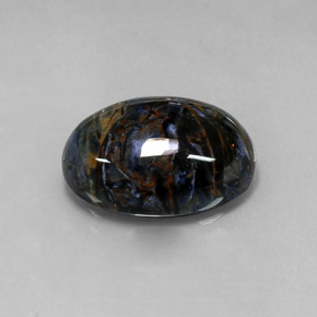 12.29 ct Multicolor Pietersite Stone, Natural Pietersite in Oval Cabochon Shape for Sale