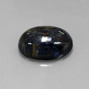 12.85 ct Multicolor Pietersite Stone, Natural Pietersite in Oval Cabochon Shape for Sale