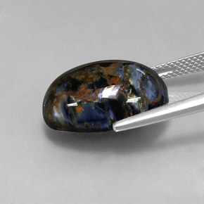 Pietersite Gemstone in 18 x 13 mm (calibrated) Size for Sale, Pietersite Stone in Multicolor Color