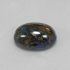 12.48 ct Multicolor Pietersite Stone, Natural Pietersite in Oval Cabochon Shape for Sale