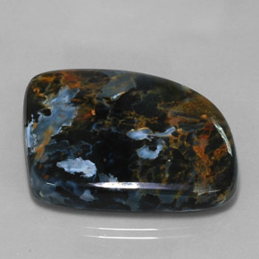 57.58 ct Multicolor Pietersite Stone, Natural Pietersite in Fancy Cabochon Shape for Sale