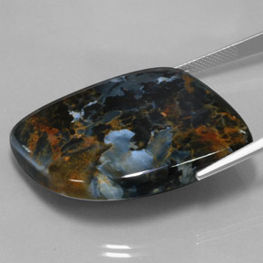 Pietersite Gemstone in 33.6 x 27.9 mm Size for Sale, Pietersite Stone in Multicolor Color