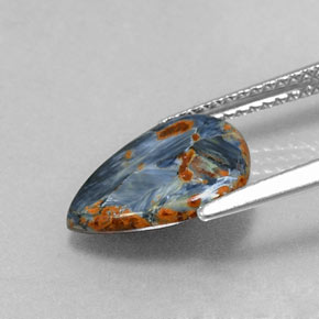 Pietersite Gemstone in 12.2 x 9.7 mm Size for Sale, Pietersite Stone in Multicolor Color
