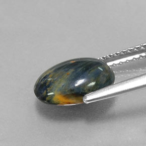 Pietersite Gemstone in 9.9 x 7.5 mm Size for Sale, Pietersite Stone in Multicolor Color
