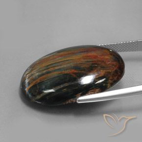 Pietersite Gemstone in 30 x 22 mm (calibrated) Size for Sale, Pietersite Stone in Multicolor Color