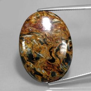 Многоцветный Петерсит Камень - 27.9ct Овал Кабошон (ID: 346060)