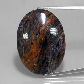 Многоцветный Петерсит Камень - 22.4ct Овал Кабошон (ID: 347558)