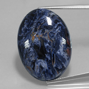 31.93 ct Multicolor Pietersite Gemstone, Pietersite Gem in Oval Cabochon Shape for Sale.